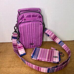 Skeeter Mini Bridge Love Convertible Crossbody in Acai Berry